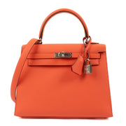 Hermès Kelly 25 Orange Field Epsom PHW