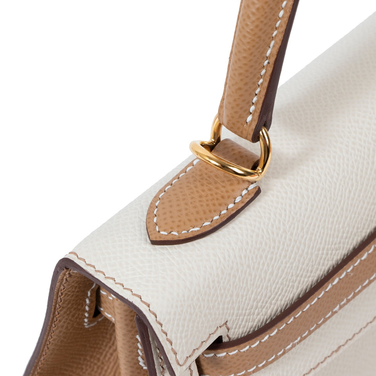 Hermes Kelly HSS 25 Claire Biscuit