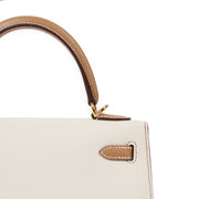 Hermes kelly 25 claire biscuit