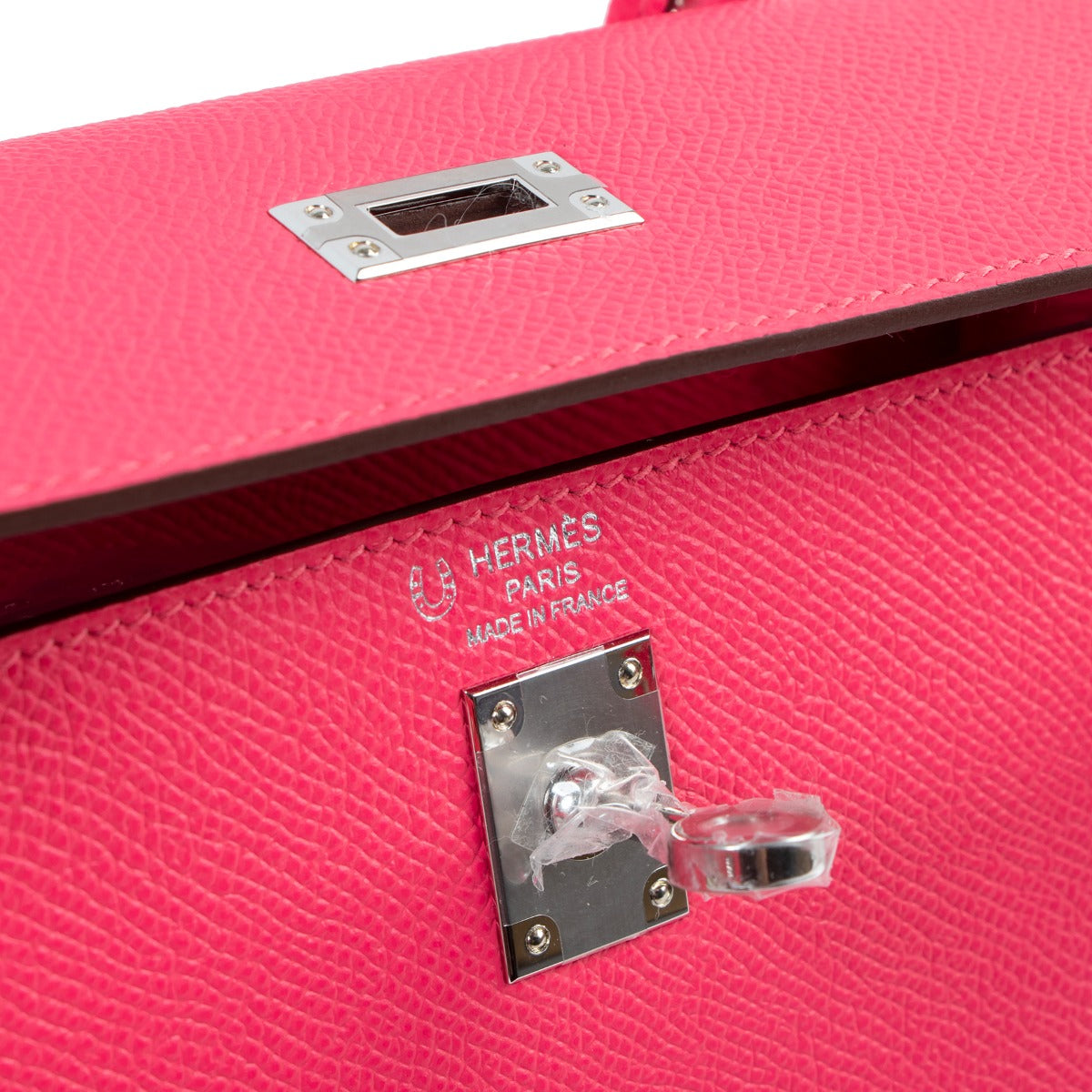 Hermès HSS Kelly 25 Sellier Rose Azalée Epsom Palladium Hardware