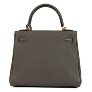 seconde main Hermes Kelly 25 Gris Etain chez Labellov