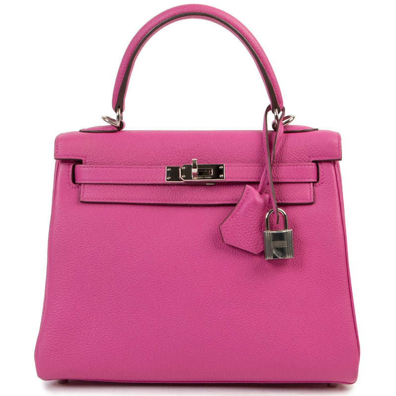 Hermès Magnolia Togo Kelly 25 Retourne shop safe online 100% authentic