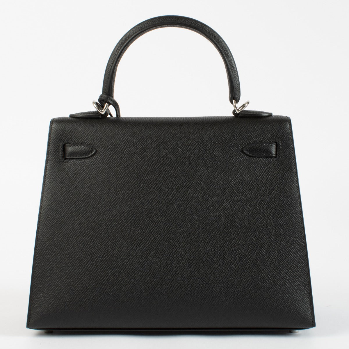 Hermès Kelly 25 Noir Epsom Bijouterie Electrum