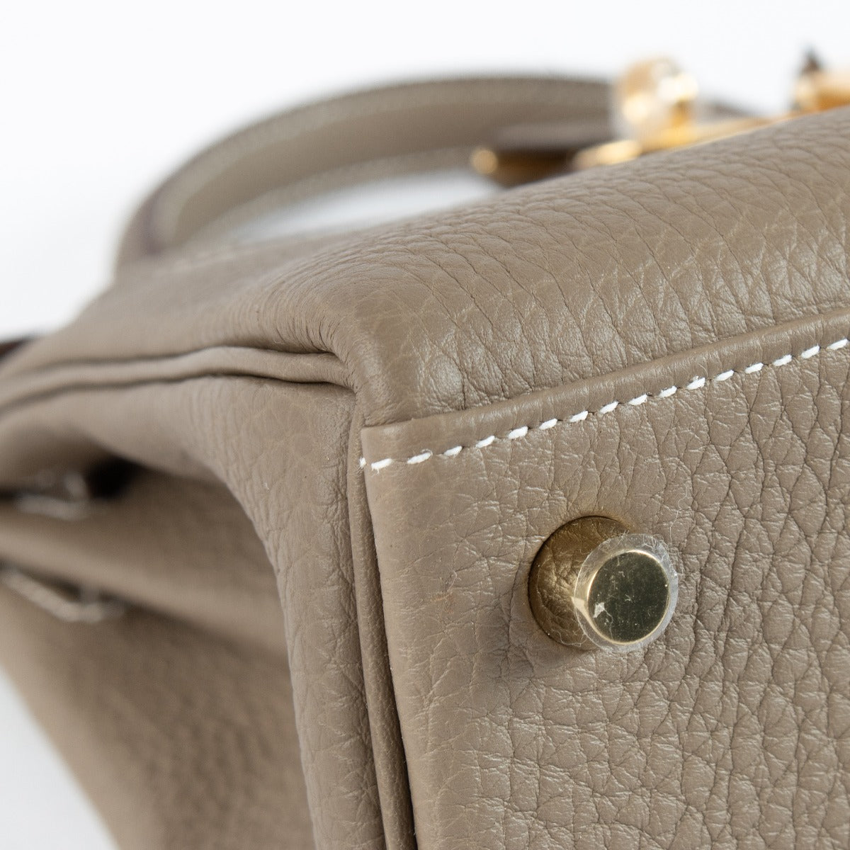 Hermès Kelly 25 Etoupe Togo GHW