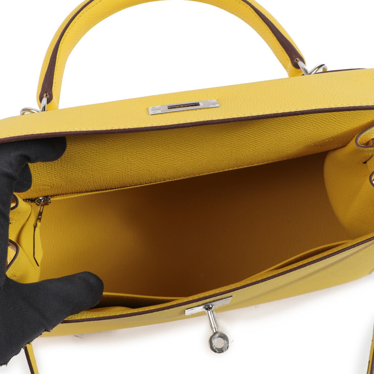 Hermès Kelly 28 Jaune De Naples Epsom PHW