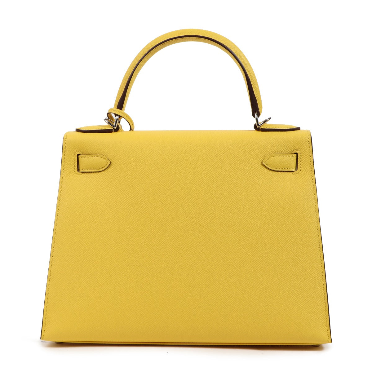 Hermès Kelly 28 Jaune De Naples Epsom Palladium Hardware