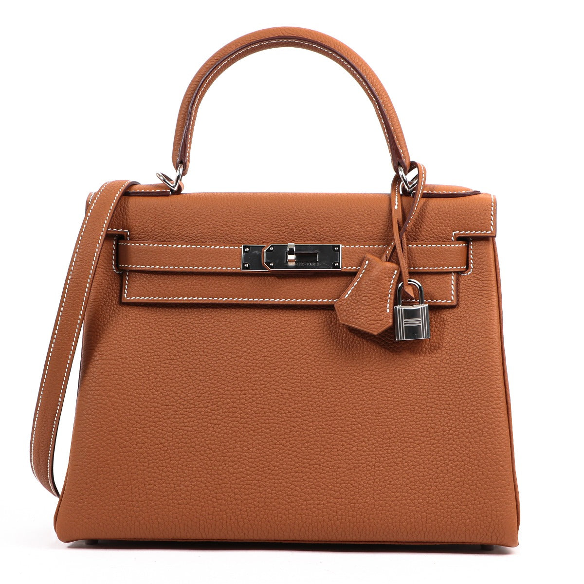 Hermès Kelly 28 Gold Togo Palladium Hardware