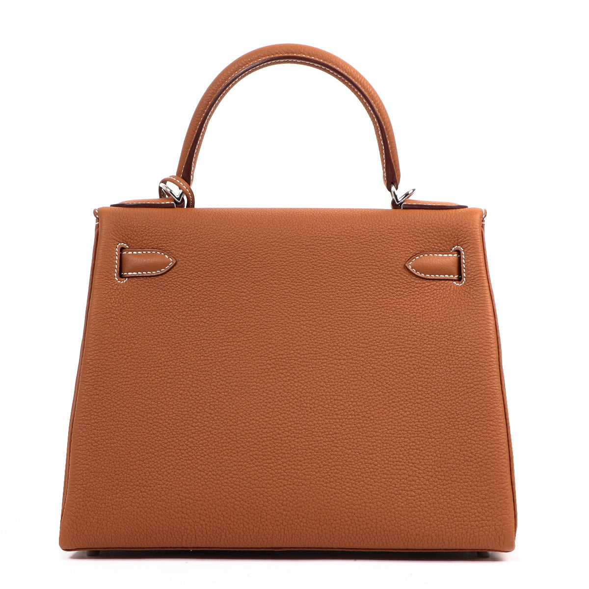 Authentic second hand luxury designer Hermes Kelly 28 Togo Gold by Labellov