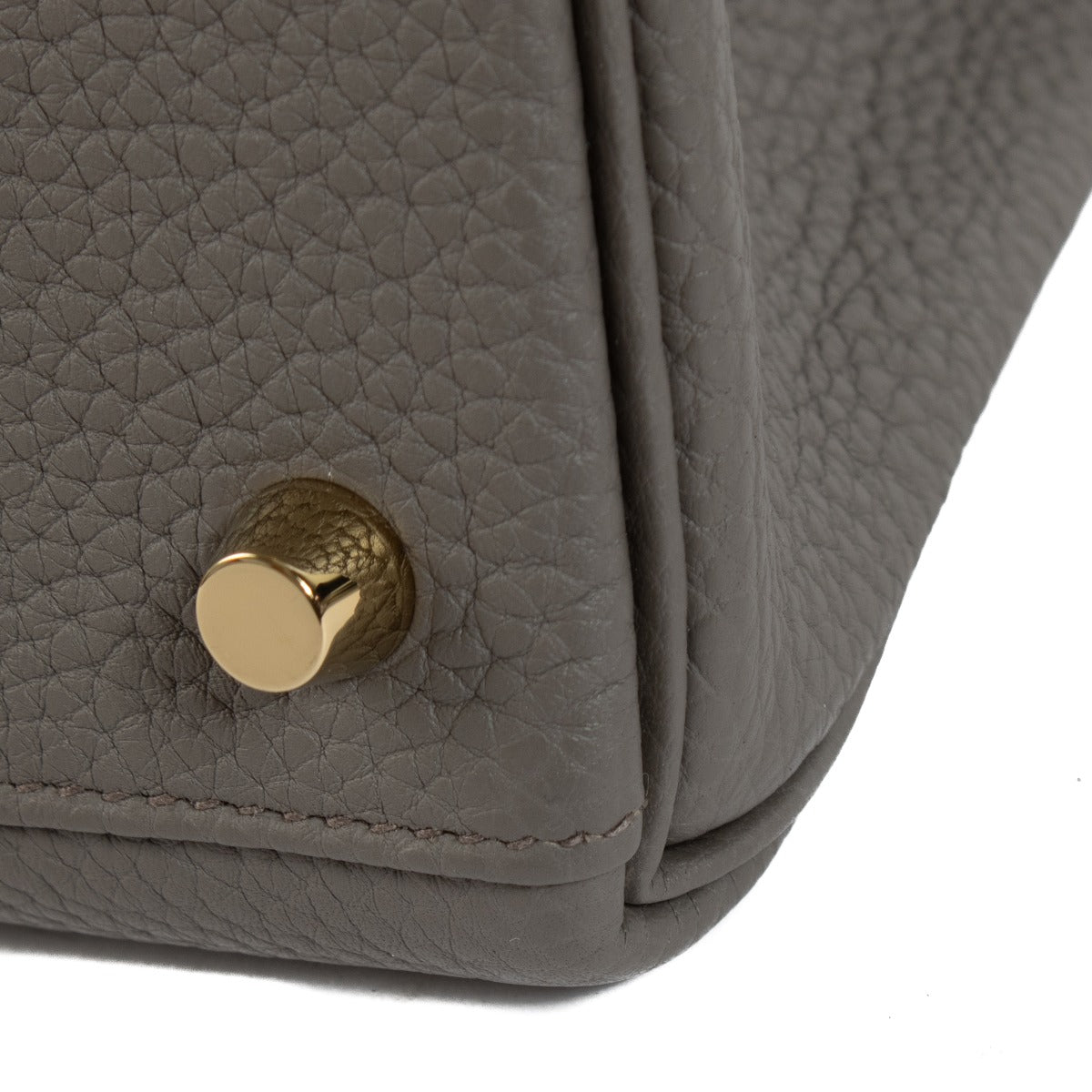 Hermès Kelly 25 Gris Étain Togo GHW