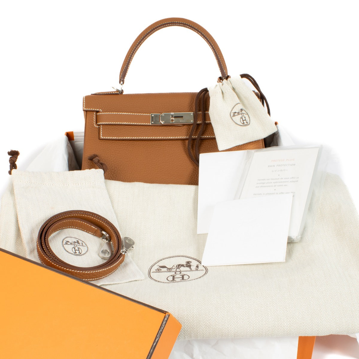 Hermès Kelly 28 Gold Togo PHW