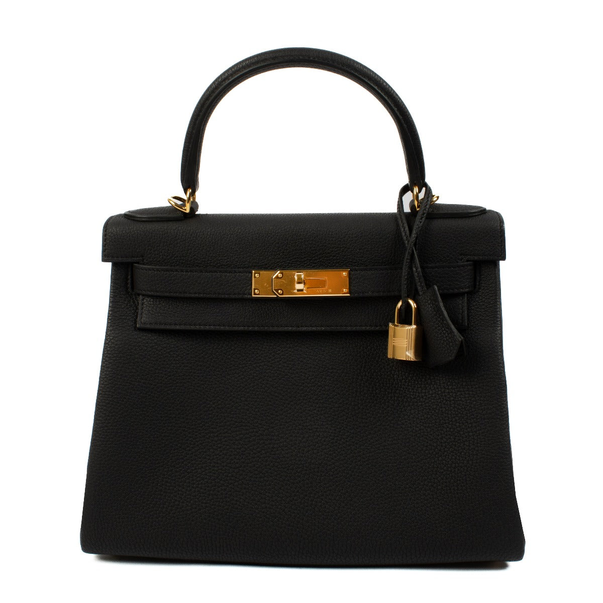 Hermès Kelly 28 Black Togo GHW