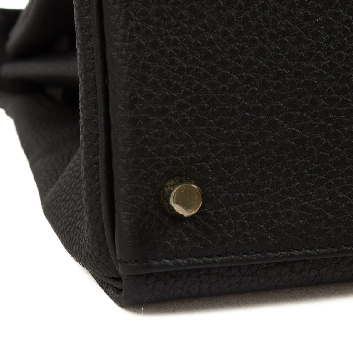 Hermès Kelly 28 Noir Togo GHW