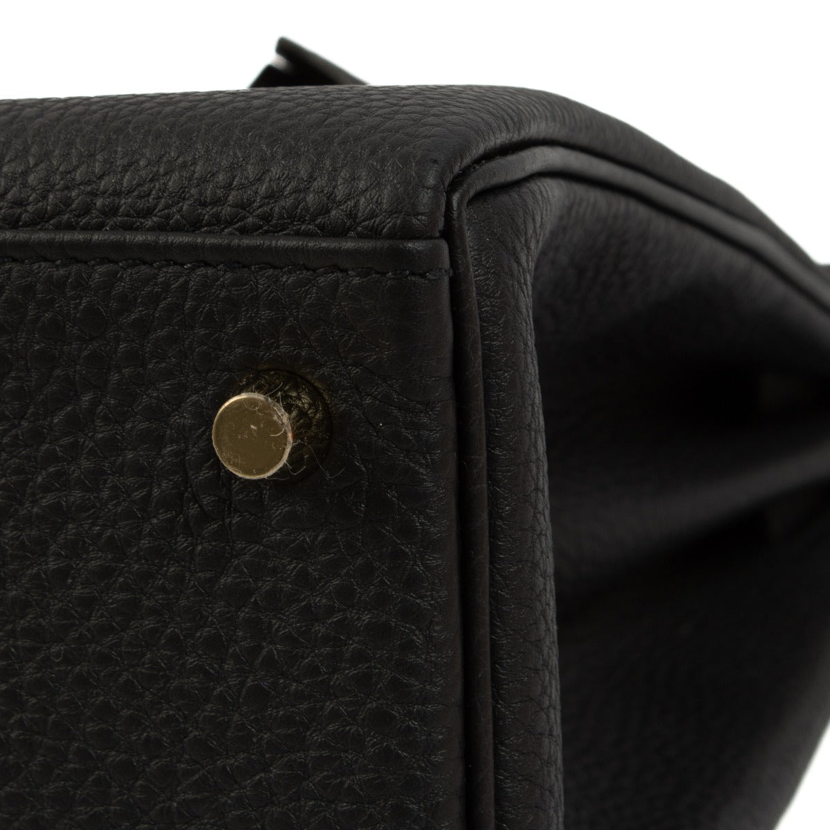 Hermès Kelly 28 Noir Togo GHW
