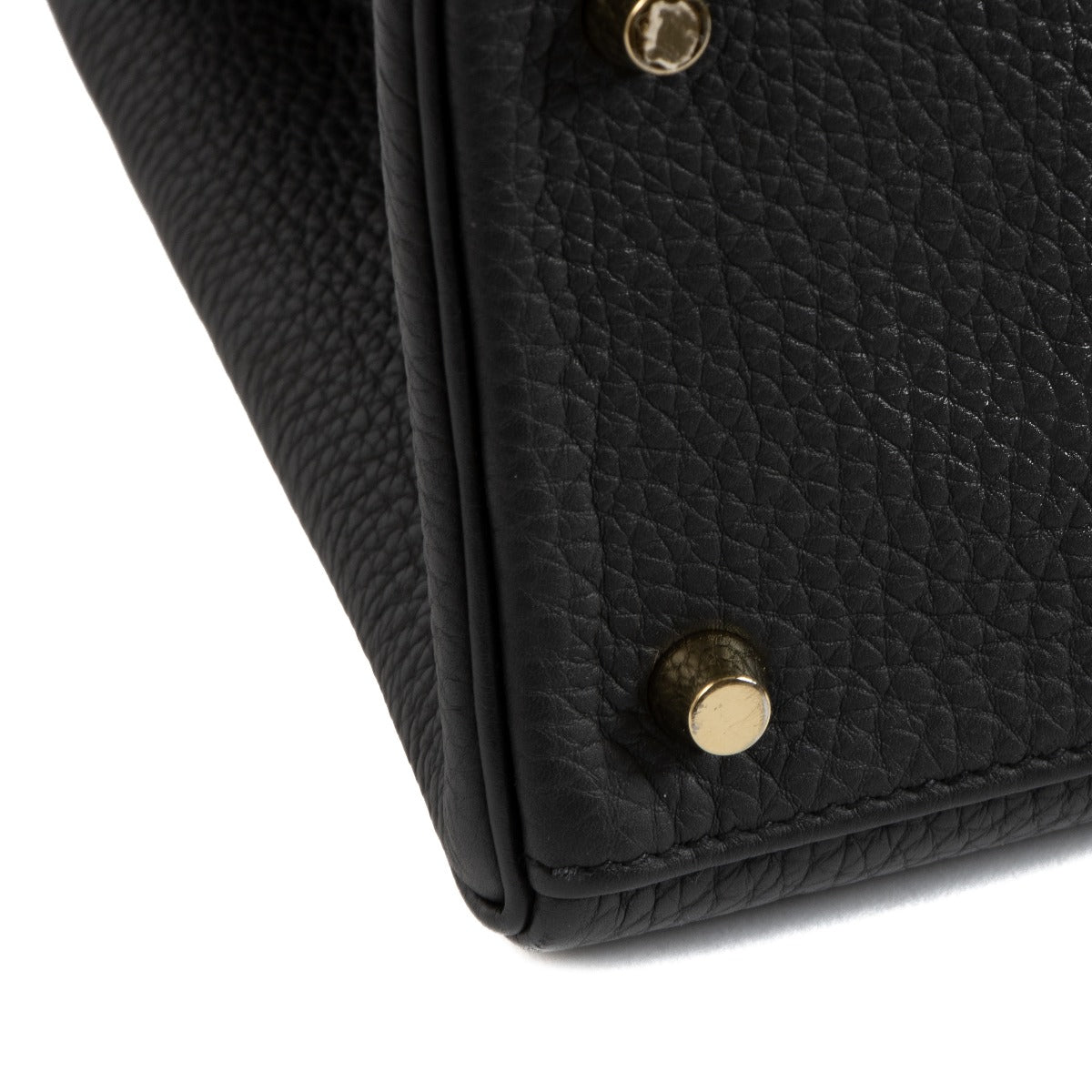 pre-owned Hermès Kelly 28 Black Togo Gold Hardware