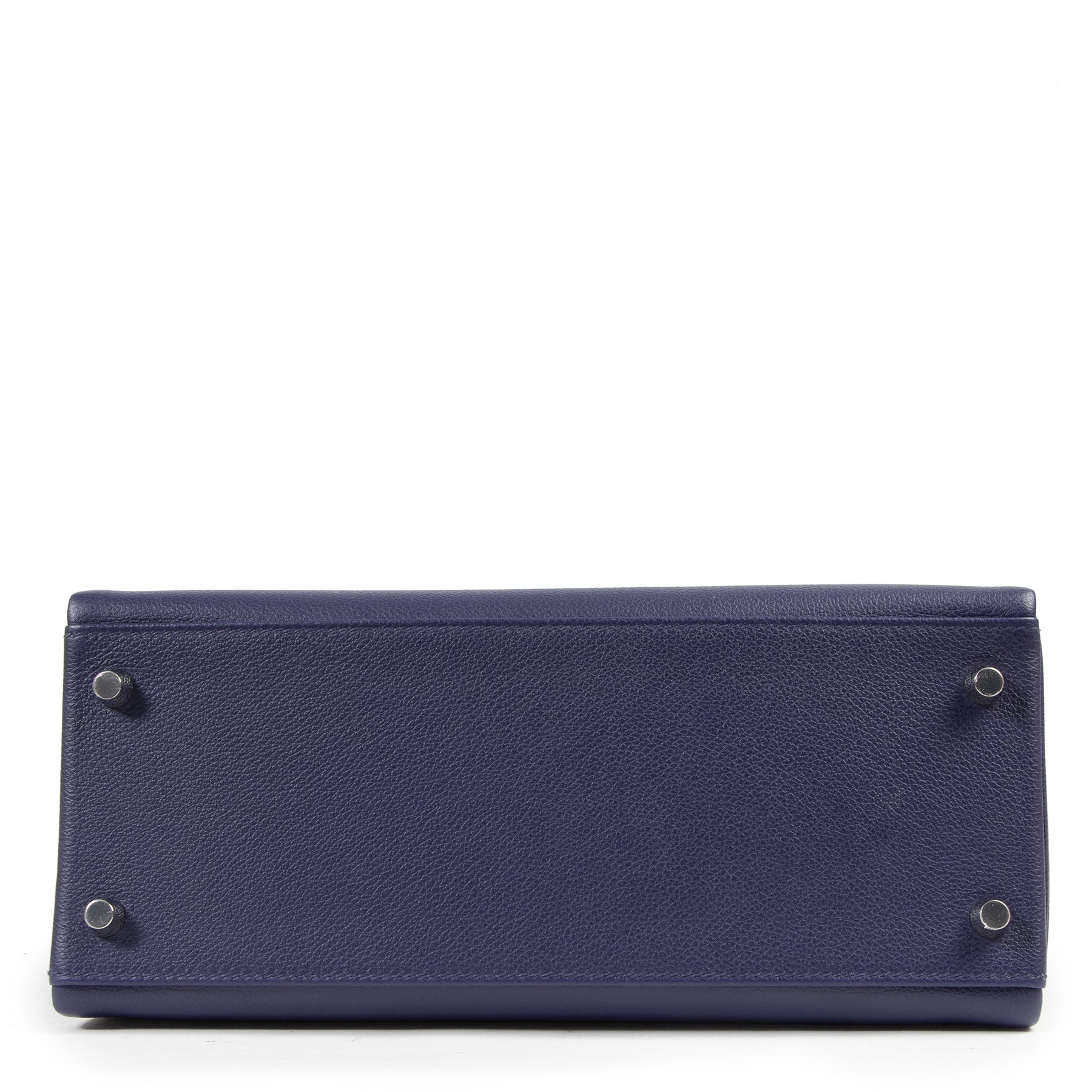 Hermès Kelly 28 Verso Bleu Encre / Bleu Zellige Evercolor PHW