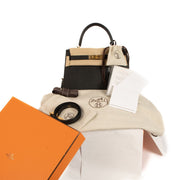 Shop authentic store fresh brand new Hermès 2023 Kelly 28 Black Epsom on www.labellov.com