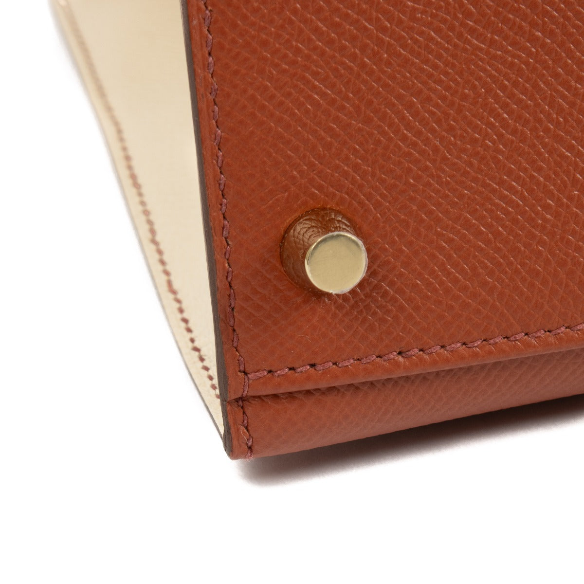 Hermès HSS Kelly 28 Cuivre/Craie Epsom GHW