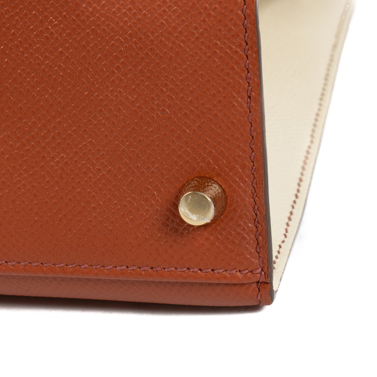 Hermès HSS Kelly 28 Cuivre/Craie Epsom GHW