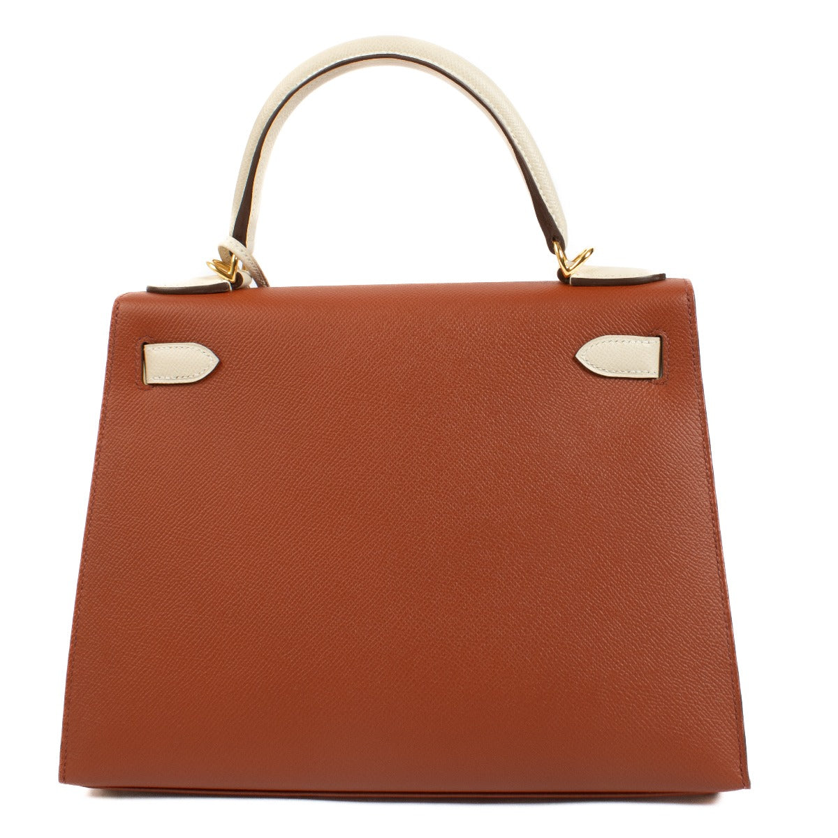Hermès HSS Kelly 28 Cuivre/Craie Epsom GHW