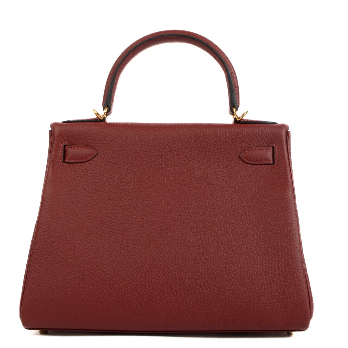 Hermès 2023 Kelly 28 Rouge H Taurillon Clemence Gold Hardware