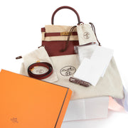 Hermès Kelly 28 Rouge H Taurillon Clemence Gold Hardware