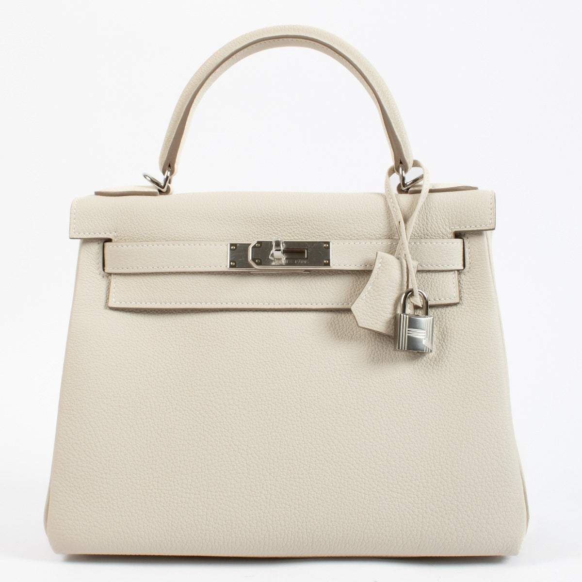 Hermès Kelly 28 Craie Togo PHW