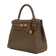 Hermès 2023 Kelly 28 Etoupe Togo