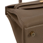 Hermès 2023 Kelly 28 Etoupe Togo GHW