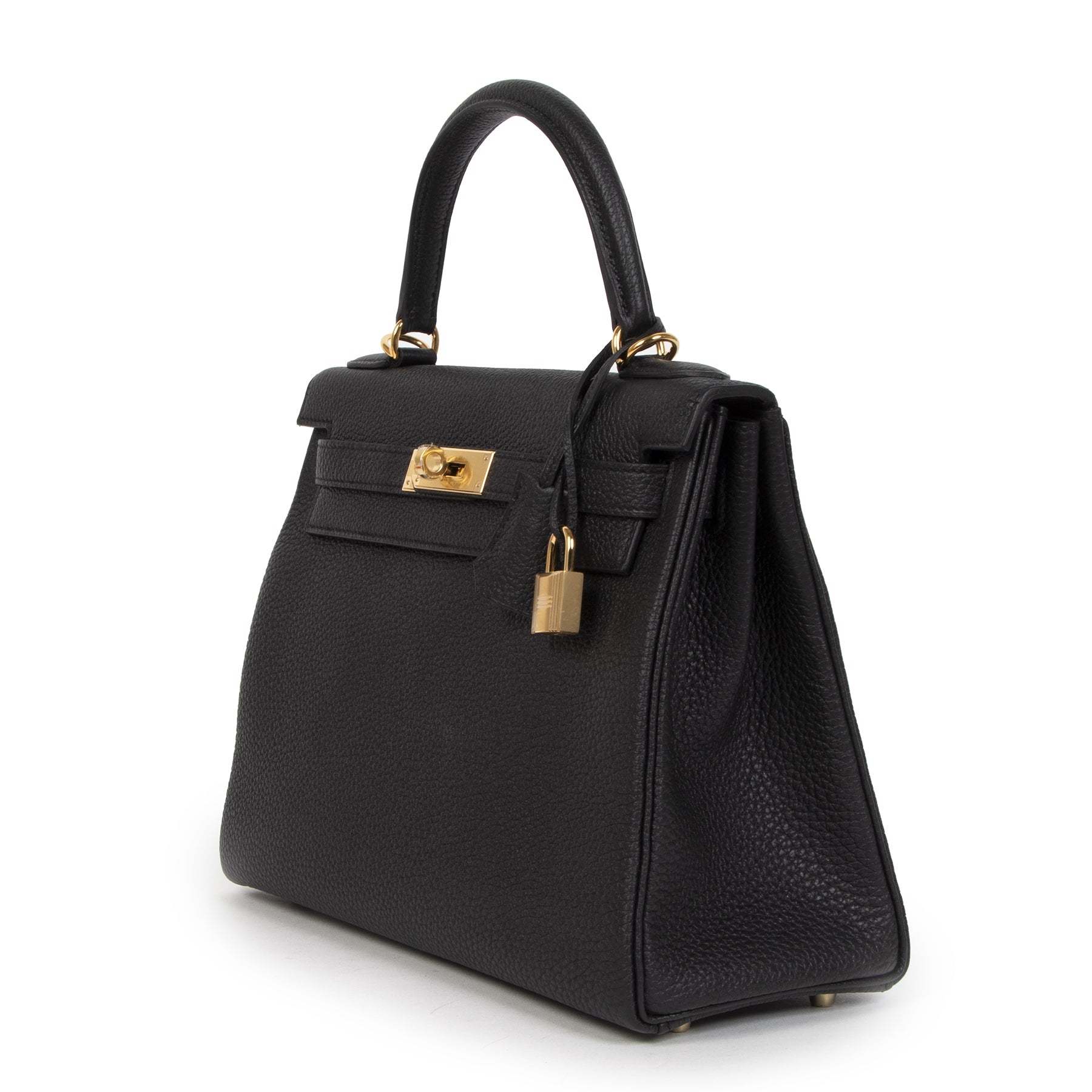 Hermès Kelly 28 Black Togo GHW for the best price at Labellov secondhand luxury