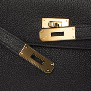 Hermès Kelly 28 Black Togo GHW