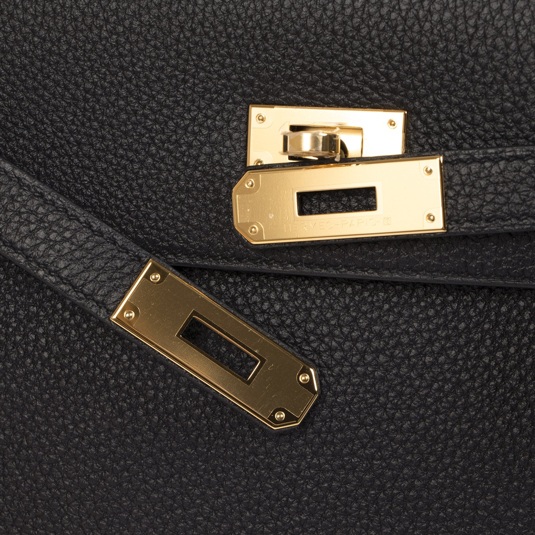 Hermès Kelly 28 Black Togo GHW
