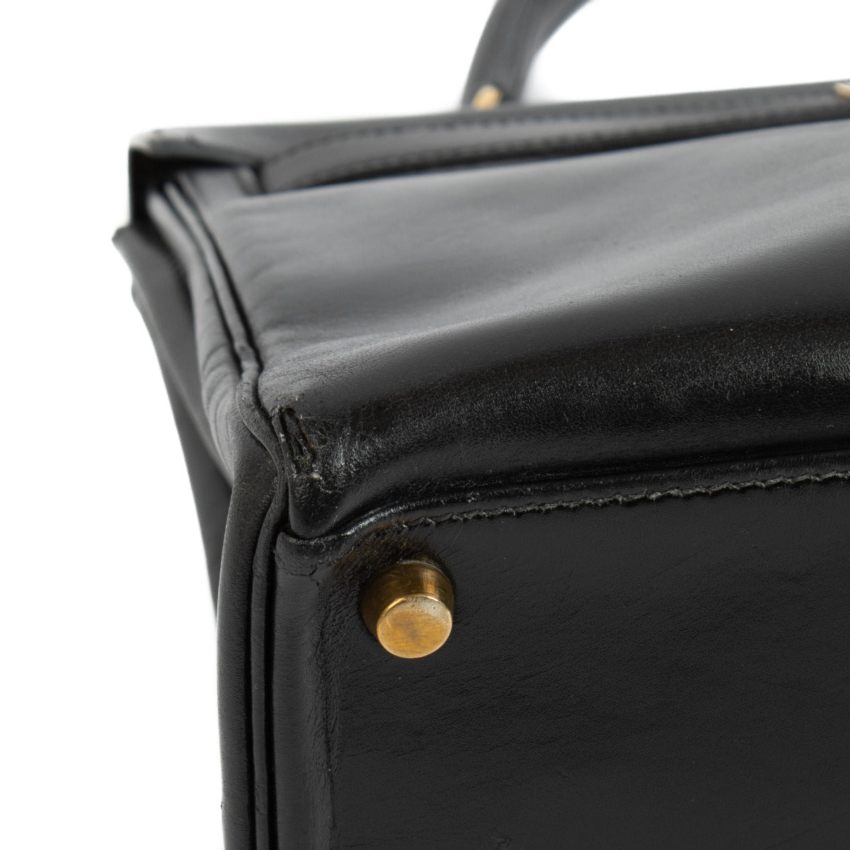 Hermès Kelly 32 Box Black GHW