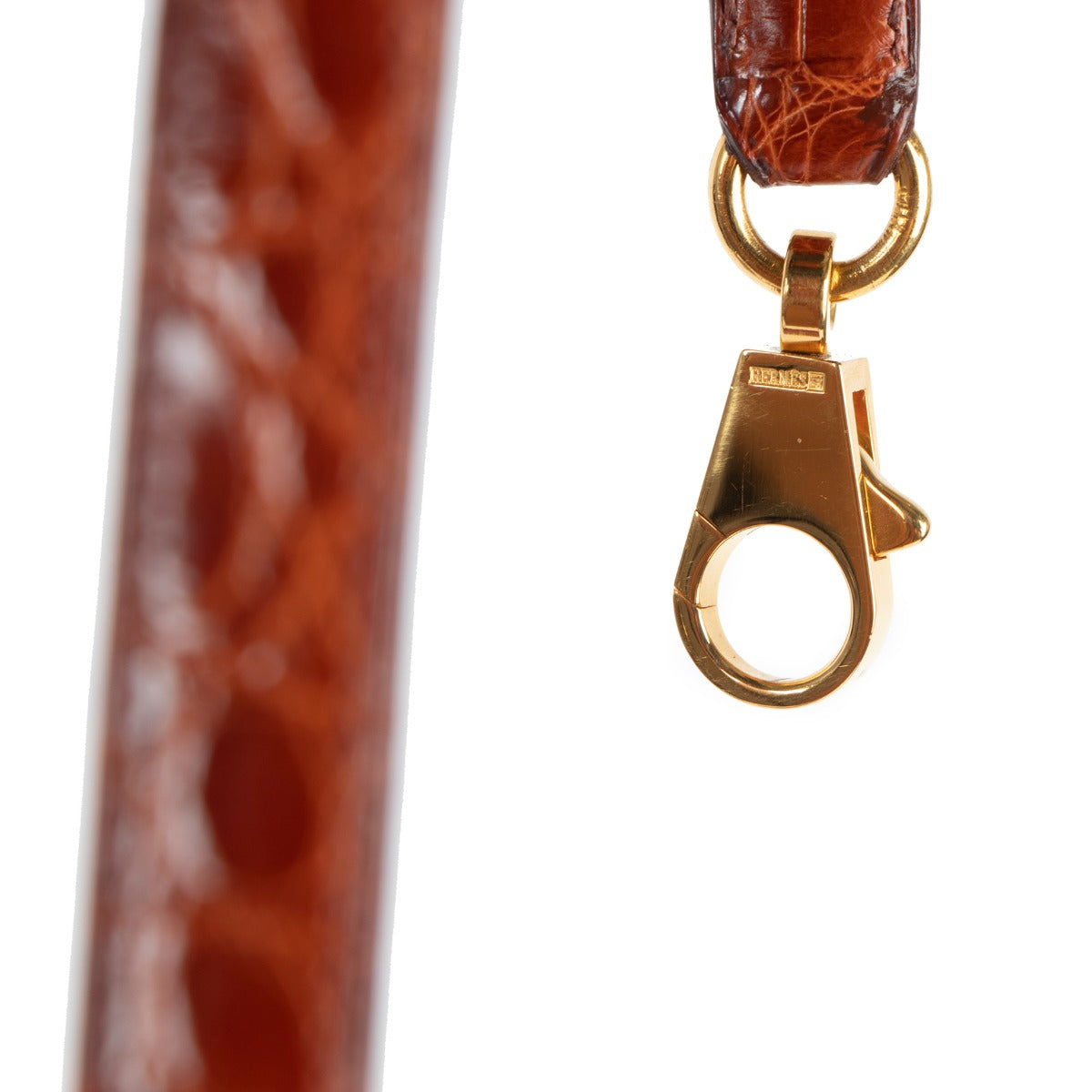 achetez seconde main Hermès Kelly 32 alligator lisse Miel chez labellov
