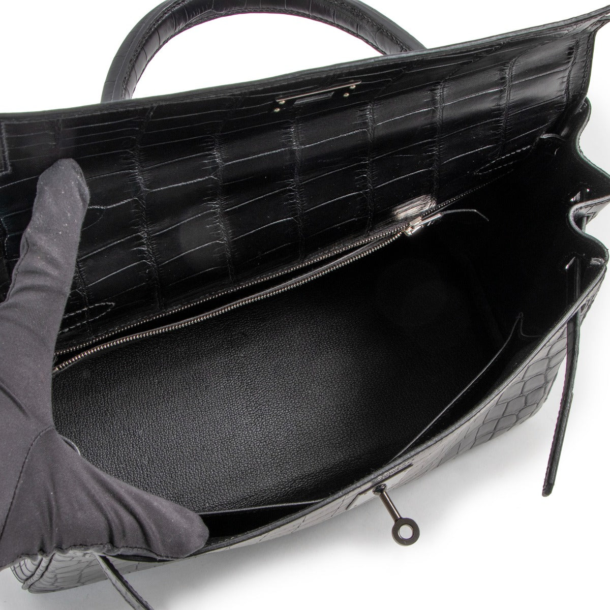 hermes kelly so black interior