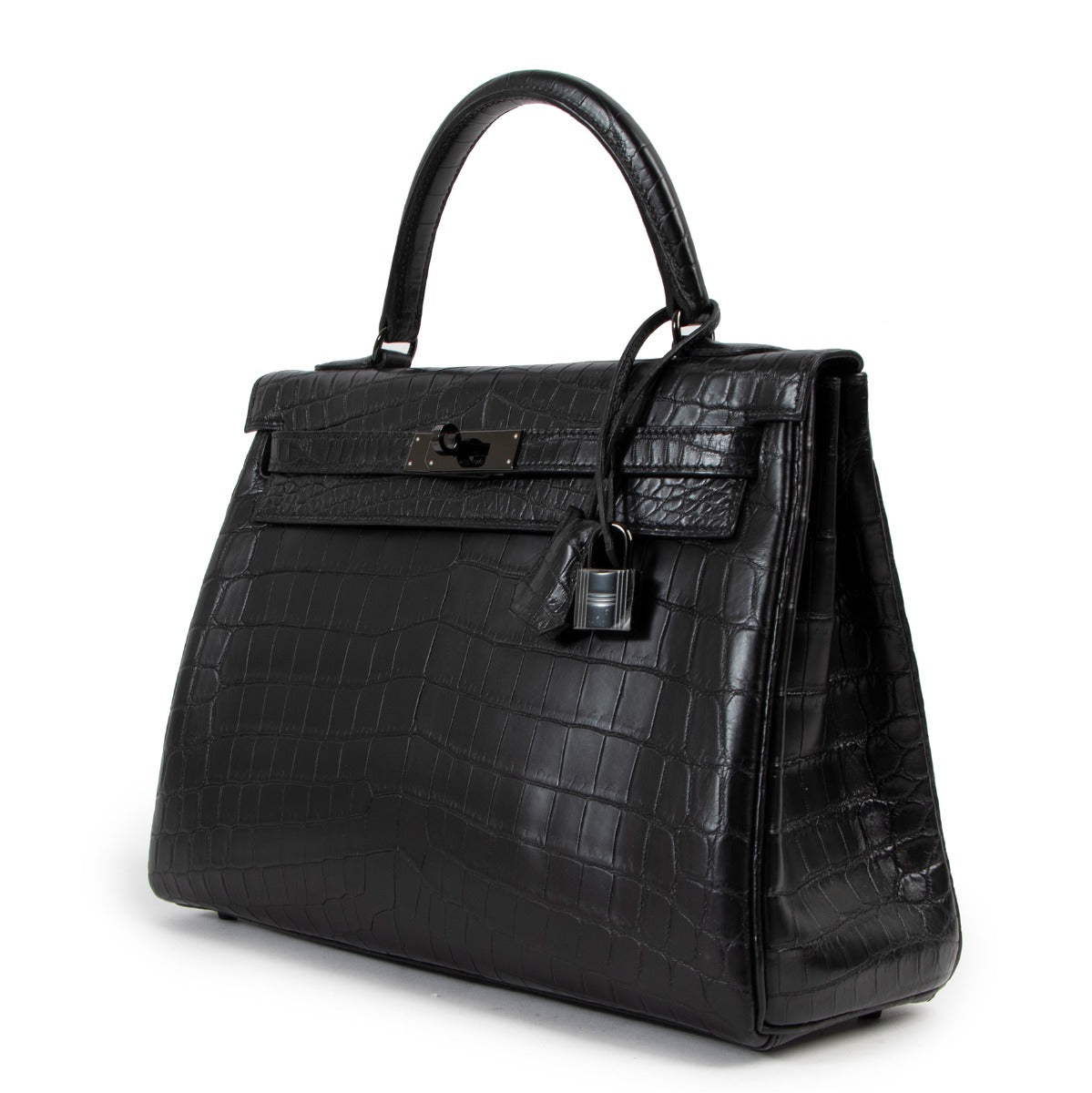 authentic second hand designer luxury vintage hermes kelly so black handbag only at labellov.com