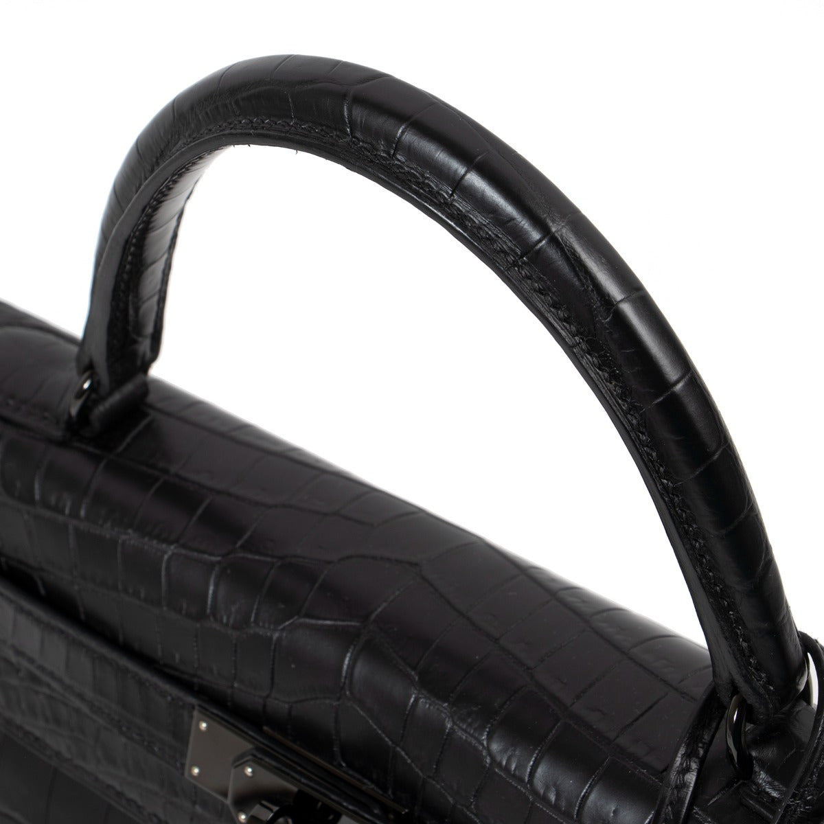 authentic second hand designer luxury vintage hermes kelly so black handbag only at labellov.com