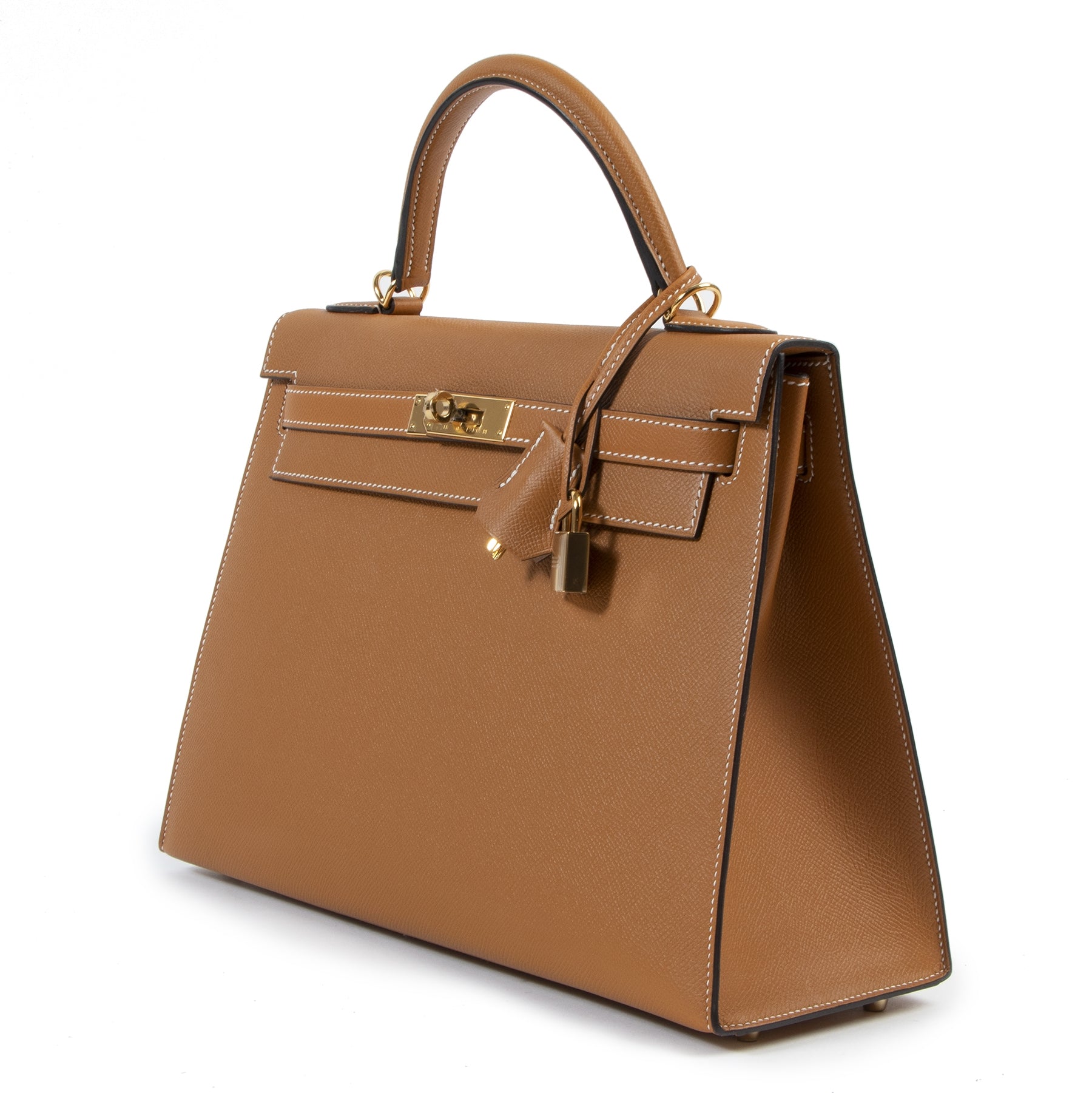 Hermès Kelly 32 Toffee Sellier Epsom GHW for the best price brand new 2020 shop now