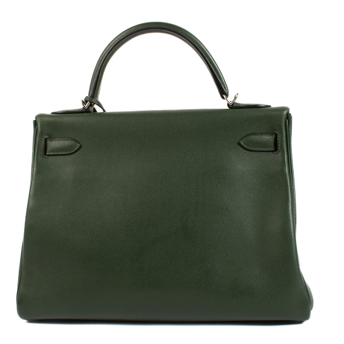 2016 Hermès Kelly 32 Vert Anglais Evercolor PHW
