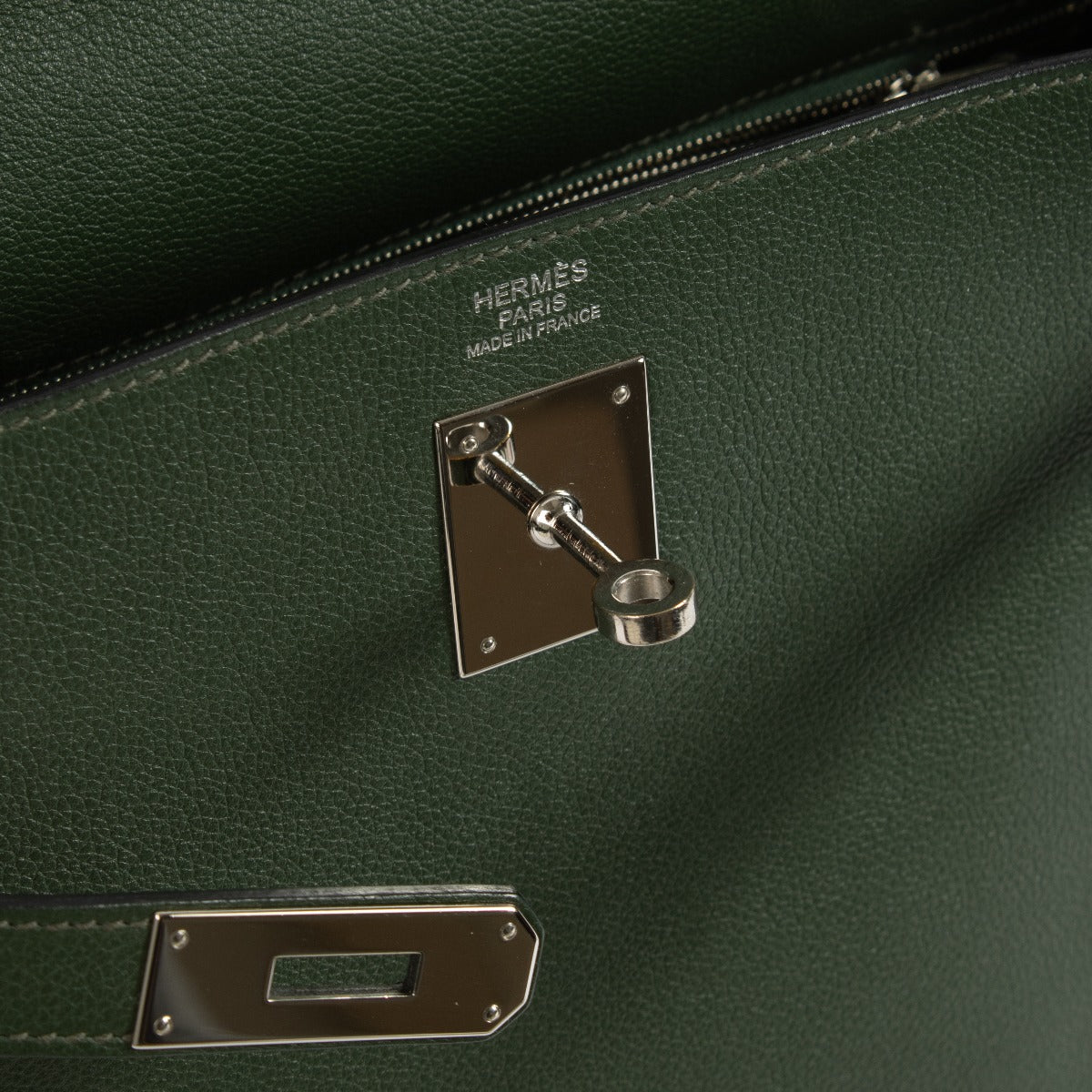Hermès Kelly 32 Vert Anglais Evercolor PHW