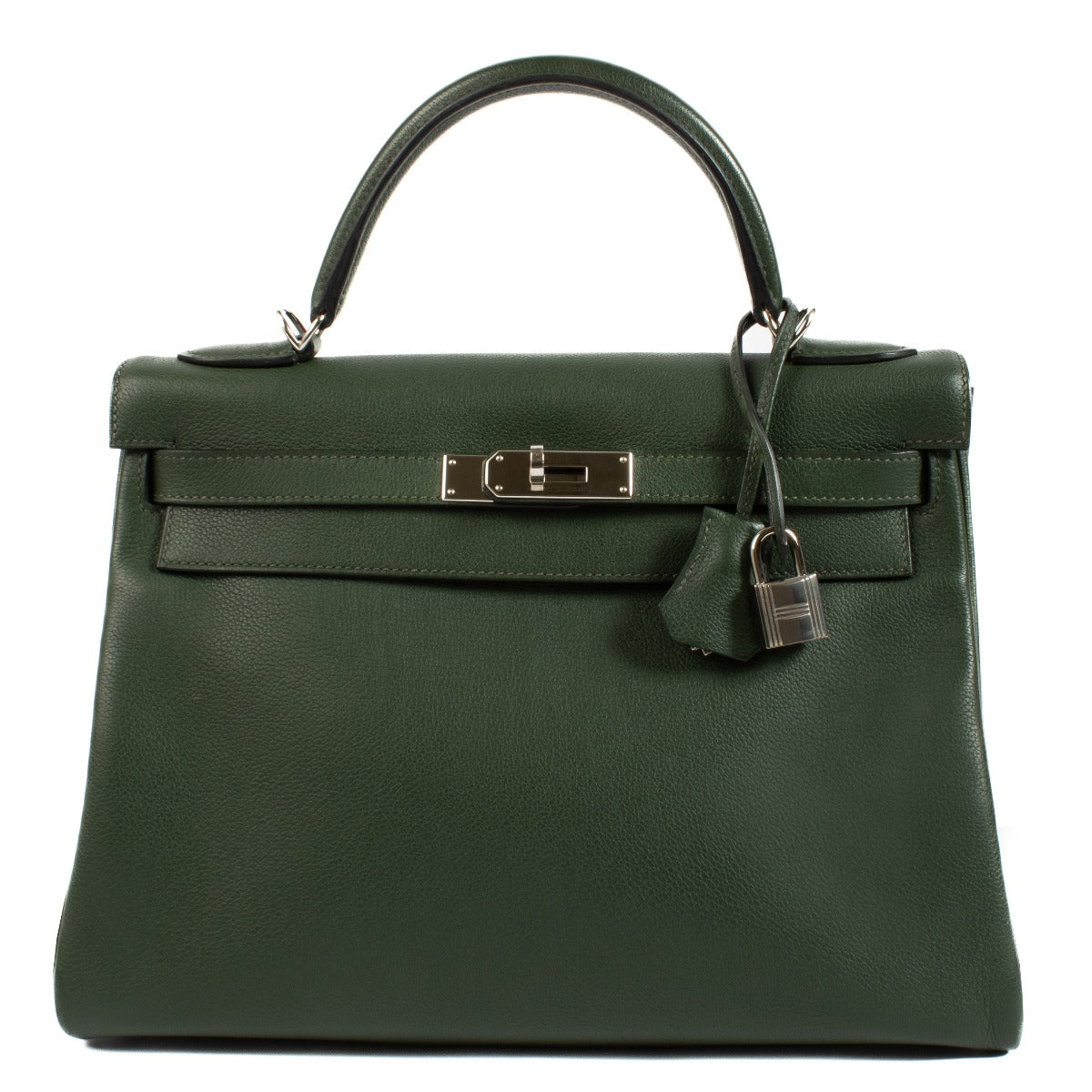 Hermès Kelly 32 Vert Anglais Evercolor PHW