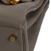 Hermès 2021 Kelly 32 Etain Togo