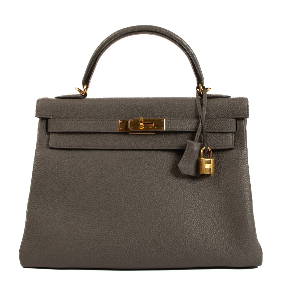 Hermès Kelly 32 Etain Togo