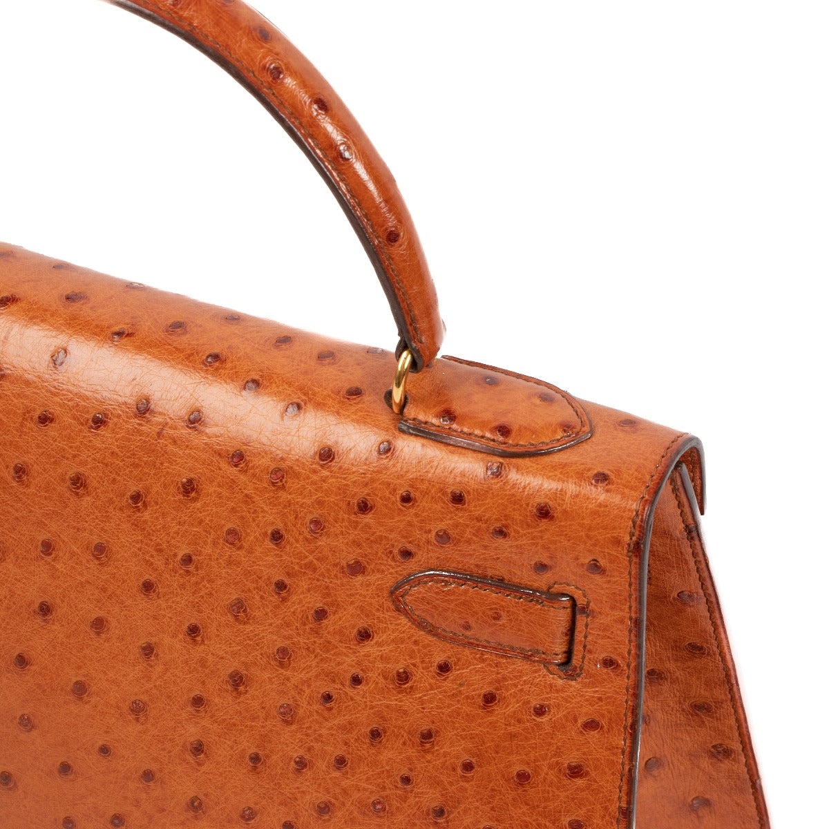 Achetez seconde main Hermès Kelly 32 Autruche Gold chez LABELLOV