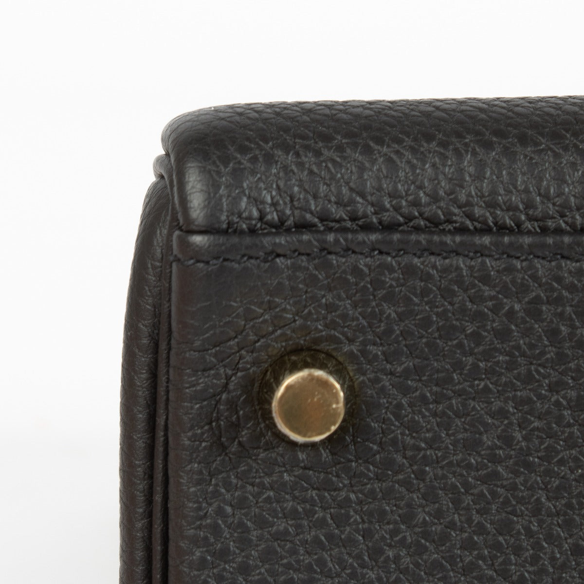 Hermès Kelly 32 Zwart Togo GHW
