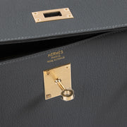 Hermès Kelly 32 Gris Misty Togo GHW
