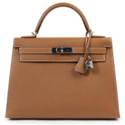 acheter en ligne seconde main *Never Used* Hermes Kelly 32 Sellier Gold Epsom PHW