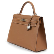 shop safe online *Never Used* Hermes Kelly 32 Sellier Gold Epsom PHW