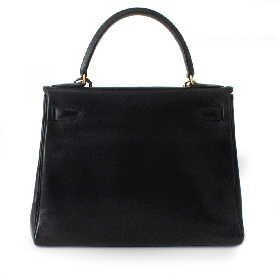 Authentieke Hermes Kelly Black voor de juiste prijs bij LabelLOV vintage webshop. Hermes Kelly Black Veilig online winkelen. Luxe, vintage, mode. Antwerpen, België.