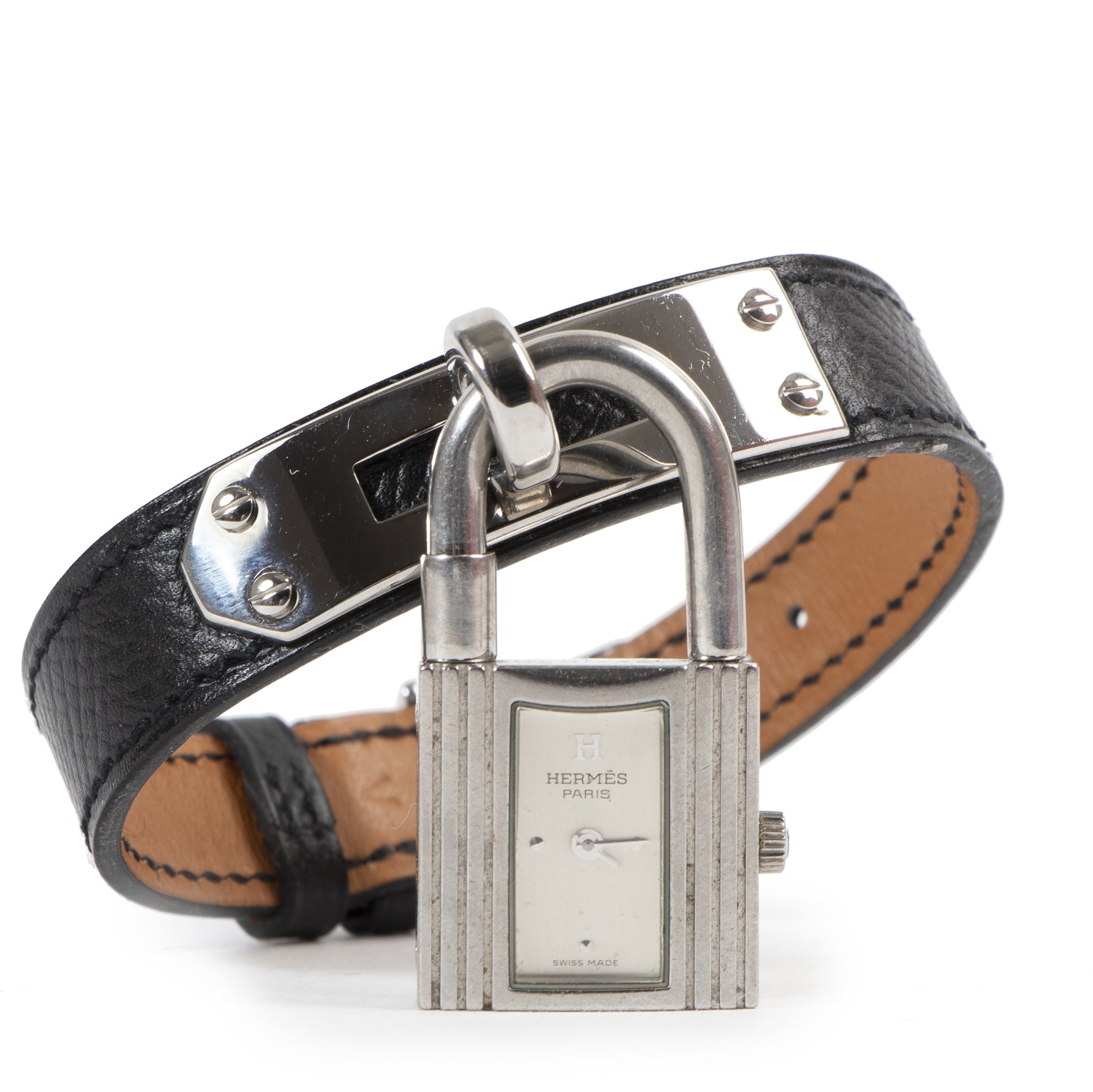 koop veilig online Hermes Kelly Lock Watch + Strap
