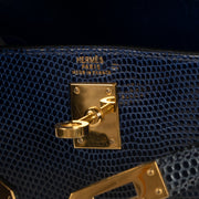 Hermès Mini Kelly 20 Logo Stamp Lizard